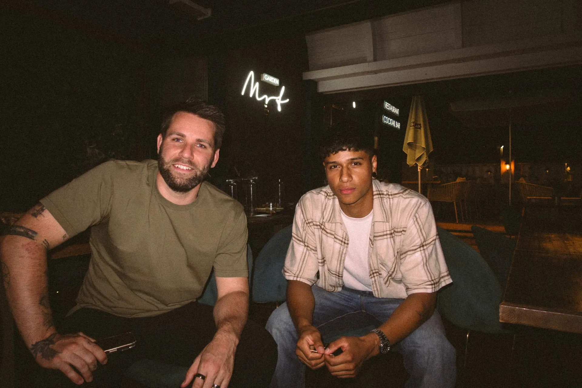 Dominus founders Zach Schubert and Hugo Forsman seated together